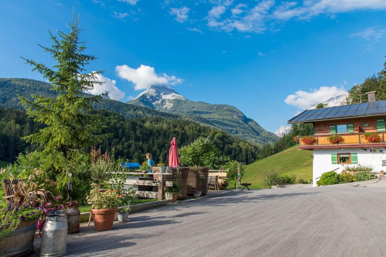 Ferienwohnung Wiesenlehen Bischofswiesen Exterior foto