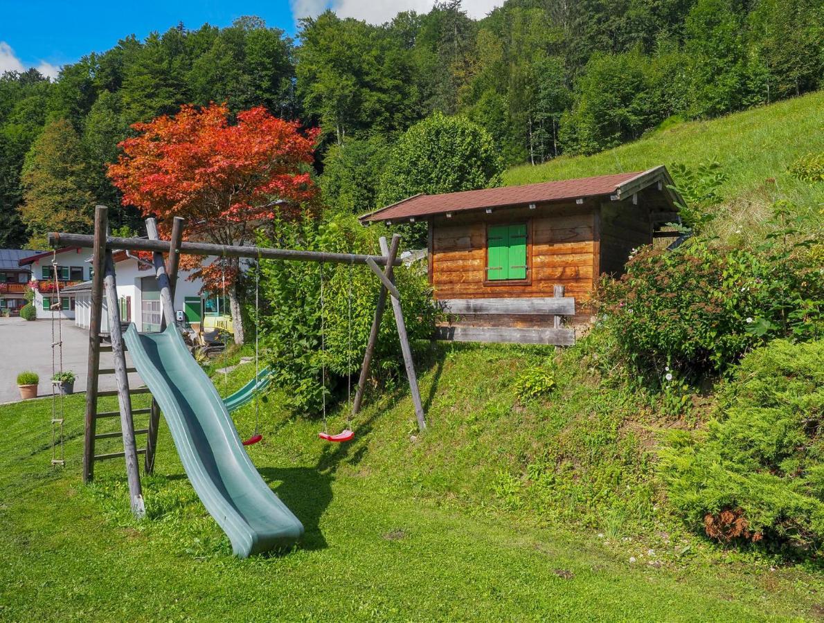 Ferienwohnung Wiesenlehen Bischofswiesen Exterior foto
