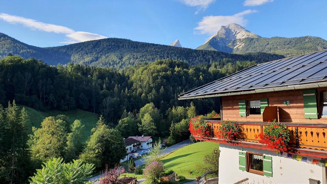 Ferienwohnung Wiesenlehen Bischofswiesen Exterior foto