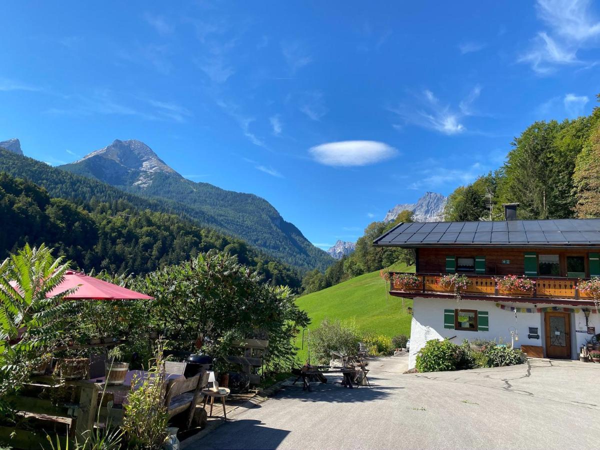 Ferienwohnung Wiesenlehen Bischofswiesen Exterior foto